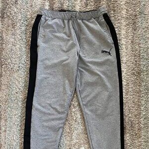 Puma Gray Pull On Athletic Sweat Pants Men’s Medium